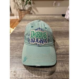 NWT Darius Rucker Distressed Green Hat Baseball Cap